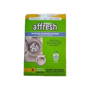 Affresh Washing Machine Cleaner, 6 Month Supply, Cleans Front Load and Top Load - Picture 1 of 7