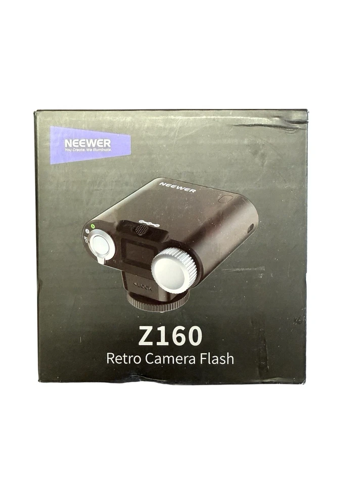 NEEWER Z160 Mini Câmera Flash Light GN14 Speedlite Canon Nikon Sony Fuji Olympus - Imagem 1 de 1