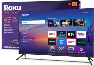 Roku 43 inch Class Select Series 4K LED Smart Roku TV (2025) - Picture 1 of 11