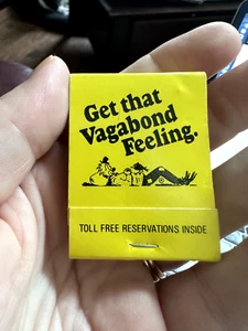 Get That Vagabond Feeling Hotels California Matches Matchbook Full - Picture 1 of 4