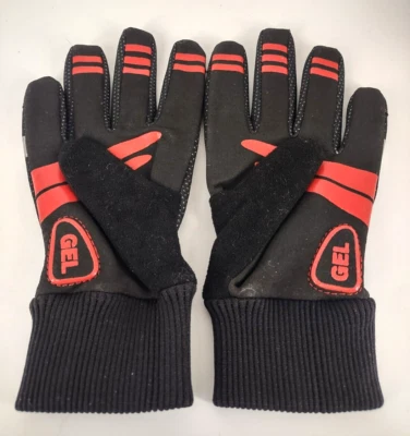 Guante de Ciclismo Niños Niño XL/XXL 10-12 Años Negro Forrado de Vellón Dedo Completo Foto 1 de 4