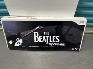 BRAND NEW Nintendo Wii Beatles Rock Band Rickenbacker 325 Guitar RARE RockBand - Picture 1 of 8