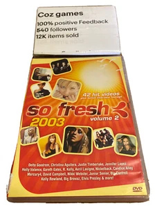 SO FRESH 2003 VOLUME 2 DVD 25 GREAT CLIPS DELTA GOODREM Holly Valance PINK R0 - Picture 1 of 10