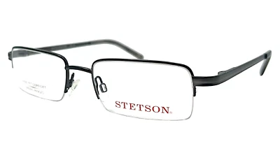 STETSON - XL12 058 54/19/140 - GUNMETAL - NEW Authentic MEN EYEGLASSES Frame - Image 1 of 2