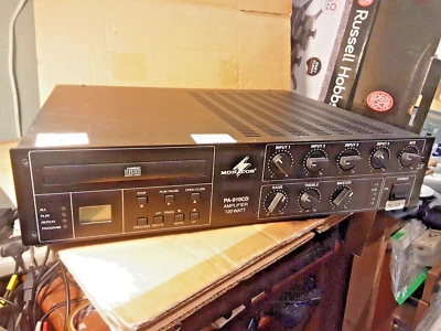 Monacor PA-910CD  Power 120W Amplifier-READ DESCRIPTION - Image 1 of 4