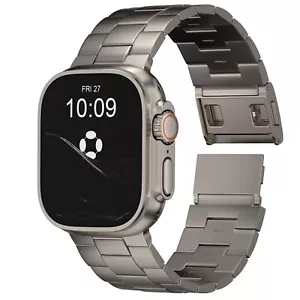Magnetverschluss verstellbar Titanband für Apple Watch ULTRA & ULTRA 2 Titan - Bild 1 von 11