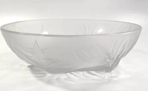 Vintage 1950’s Verlys Clear By Heisey 8” Footed Thistle Bowl - Picture 1 of 24