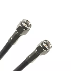 RG-58C Coax Cable Assembly, x2 SMA (Male) Connectors, 2 ft Length - Picture 1 of 1