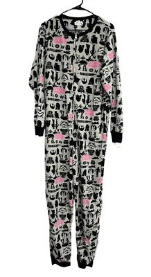 Pijama de una pieza Star Wars Rebel Alliance gris rosa polar adulto talla L Foto 1 de 4