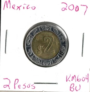 Moneda México 2007 2 pesos KM604 - Imagen 1 de 3