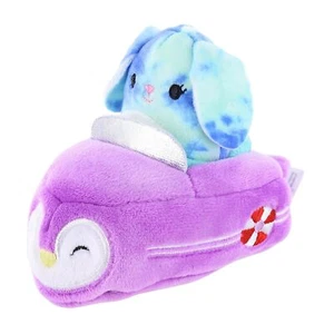 Squishville von Squishmallows Plüsch matschig weich Mini Bobby der Hase in Kutsche - Bild 1 von 1