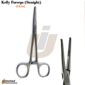 Surgical Kelly Forceps Hemostat Locking Clamp STR Artery Suture Dissection Plier - Bild 1 von 2