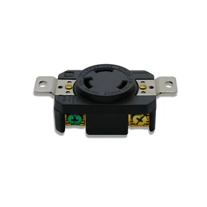 NEMA L6-30R Twist Lock Receptacle 250V 30A - Picture 1 of 2