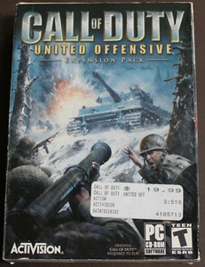 Vintage Call Of Duty United Offensive 2004 PC CD-ROM Video Game + Booklet - Picture 1 of 5