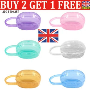 Protable Chupete Bebé Chupete Maniquí Estuche de Almacenamiento Caja Cubierta Soporte Contenedor ss - Imagen 1 de 17