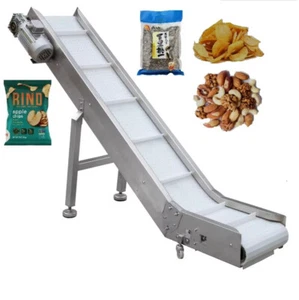 Z Type Adjustable Incline Food Grain Bag Exit Take Off Climbing Belt Conveyor - Picture 1 of 15