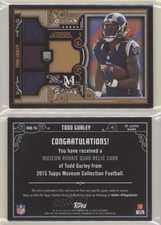 2015 Topps Museum Collection Quad Relics Copper /50 Todd Gurley II Rookie RC