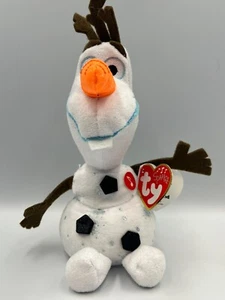 Ty Beanie Babies Olaf il pupazzo di neve Disney Frozen 2 con suono, giocattolo morbido, nuovo - Foto 1 di 3
