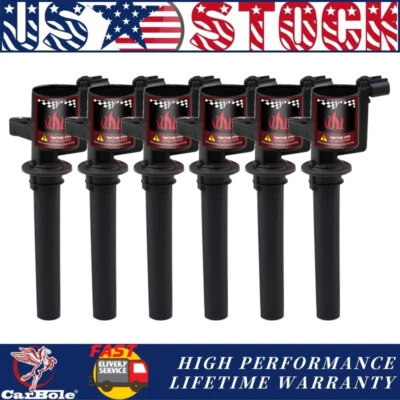 Paquete de 6 bobinas de encendido para Ford Taurus 2001 2002 2003 2004 3,0 L V6 DG500 FD502 EE. UU. Foto 1 de 4