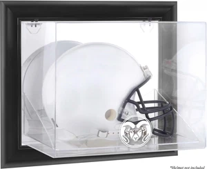 Colorado State Rams Black Framed Wall-Mountable Helmet Display Case - Fanatics - Picture 1 of 1