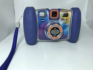 VTECH KIDZOOM 2.OMP 4x Digital Camera Blue Tested Works Reset Clean - Picture 1 of 8