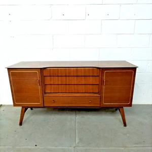 Aparador Beautility Mid-Century - Nogal - Estilo Retro Vintage - Imagen 1 de 21