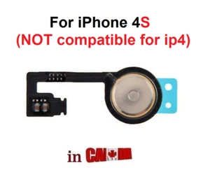 FOR iphone 4s home button flex cable Ribbon Replacement Repair part AAA bouton - Photo 1 sur 3