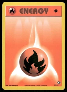 Pokemon Tcg Neo Genesis WOTC CASI NUEVO Energía de Fuego Regular [1ª Edición] #107 - Imagen 1 de 2