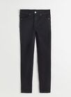 Black H&m Super Stretch Skinny High Waist Jeans, Brand New (euro 36/uk 8)