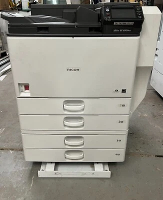 Ricoh Aficio SP 8300DN Black and White Laser Printer - Image 1 of 4