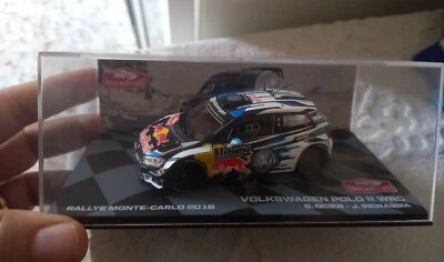 rallye monte carlo 1/43 Volkswagen POLO R WRC Ogier INGRASSIA - Immagine 1 di 4