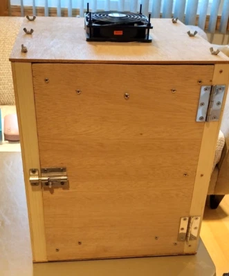 Homemade Biltong Box, wood and stainless, fan speed and light control, kosher - Image 1 of 4