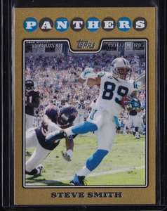 2008 Topps Gold Steve Smith #0059/2008 Carolina Panthers #142 - Picture 1 of 1
