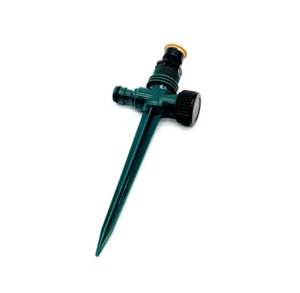 Irrigation Sprinkler For Garden Lawn Flower Bed Green Plastic - NEW - Picture 1 of 8