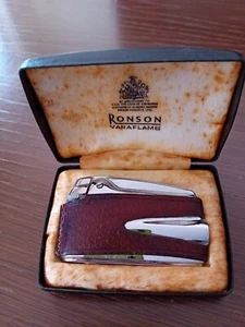 Ronson mod. Varaflame Premier rivestito in pelle - Foto 1 di 5