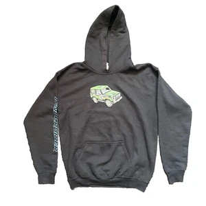 Huf Toyota 415 Land Cruiser Sahara Overland Rally Youth L Pullover Hoodie Black - Picture 1 of 11