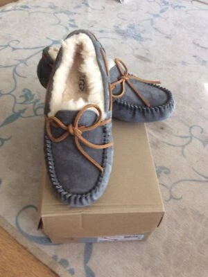 UGG Dakota Size US 5 Women's Moccasin  Pewter NWB - Image 1 of 4