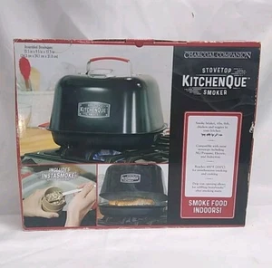 Charcoal Companion CC4132 KitchenQue Indoor Stovetop Smoker 13.5” x 12.5” x 9.5” - Picture 1 of 11