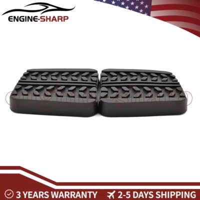 2Pcs Brake Clutch Pedal Pads Cover For Mazda RX-7 323 626 929 B2000 B2200 B2500 Foto 1 de 4