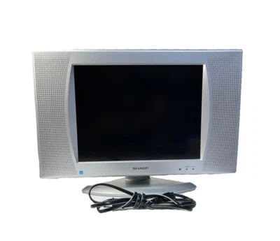 Sharp LC-15SH4U 15” Liquid Crystal LCD Flatscreen TV 480p Portable Retro Gaming - Image 1 of 4