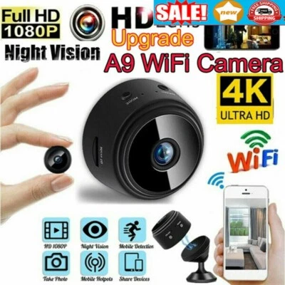 A9 Mini Telecamera IP HD 1080p Wireless WiFi Camera telecamera di sorveglianza - Immagine 1 di 4
