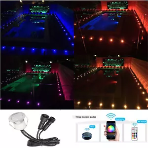 1-50er RGB WIFI LED Bodeneinbauleuchte Außenlampe Beleuchtung Einbaustrahler DHL - Bild 1 von 12
