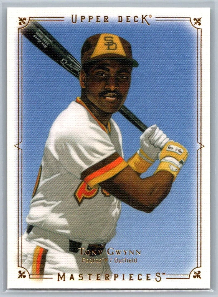 2008 Upper Deck Masterpieces Tony Gwynn San Diego Padres #75 - Image 1 of 2