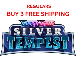 SILVER TEMPEST Pokémon TCG 1 - 195 - PICK YOUR OWN REGULARS LP/NM 3+ FREE SHIP - Picture 1 of 259