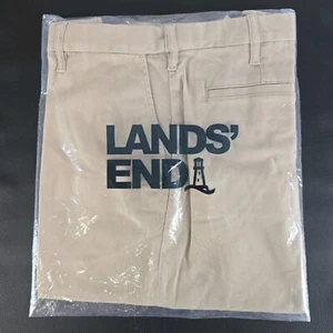 Lands' End Men's 9" Knockabout Chino Shorts Khaki Size 35 - Picture 1 of 4