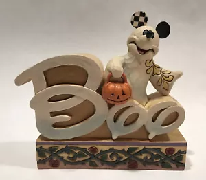 Jim Shore Disney Traditions/Vitrine ~ Mickey Mouse ""BOO"" #4033276//EUC// - Bild 1 von 12