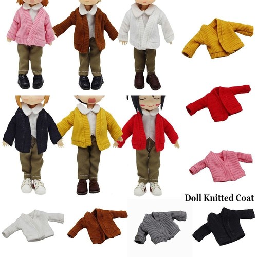 VETEMENTS Vestiti fatti a mano mini maglione lavorato a maglia top abito casual cappotto pelliccia