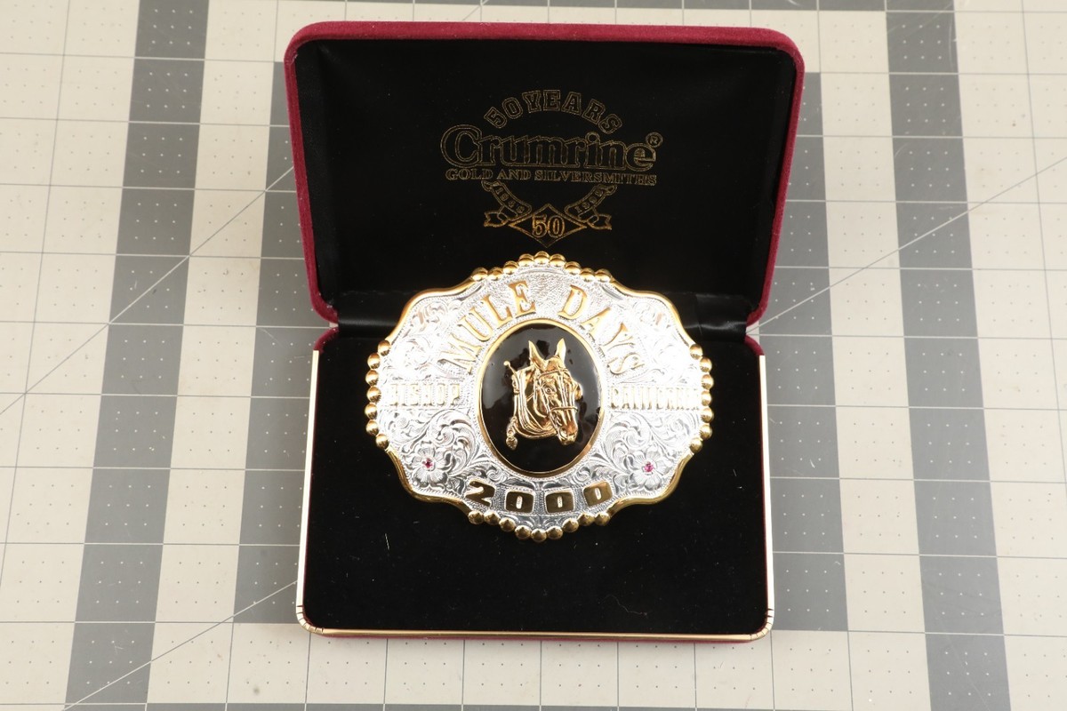 Crumrine Vintage Belt Buckles for sale | eBay