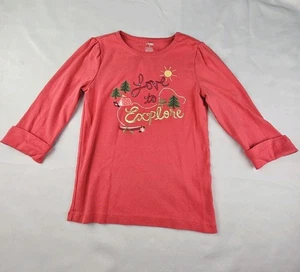 Gymboree Little Girls Size 8 Cotton Long Sleeve Shirt 2013 Love To Explore - Picture 1 of 5