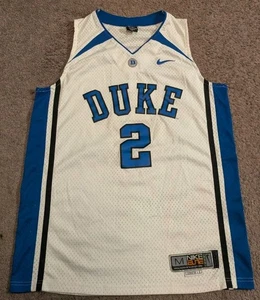 Camiseta deportiva de béisbol vintage Y2K Nike Elite Duke Blue Devils #2 blanca para hombre mediana - Imagen 1 de 6